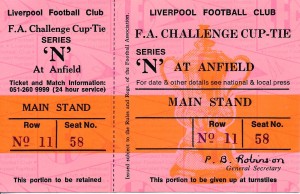 TICKET: Liverpool v Brighton (FA Cup) 1982/1983 - UNUSED for sale on Ebay