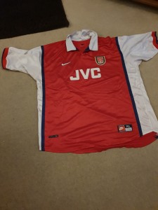 Arsenal 1998/1999 Home Shirt Size XL for sale on Ebay