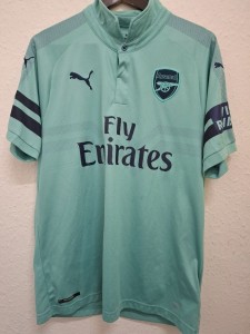 Mens Puma Mint Green Arsenal 2018/19 Third Jersey Top Size L - CG D41 for sale on Ebay