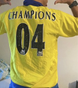 2004 Champions Arsenal Away Shirt for sale on Ebay