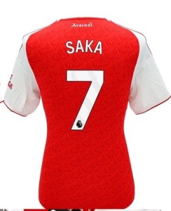 Arsenal 2025/2026, SAKA 7, Mens XL (New with tags) for sale on Ebay