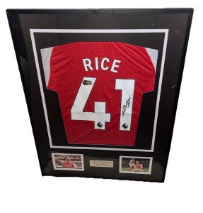 Declan Rice Signed Framed Arsenal Shirt With Beckett COA for sale on Ebay