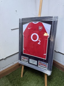 Framed Arsenal invincibles Hand signed Squad shirt With COA for sale on Ebay