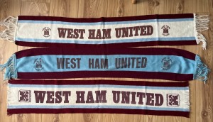 3 1980s West Ham United Scarfs for sale on Ebay