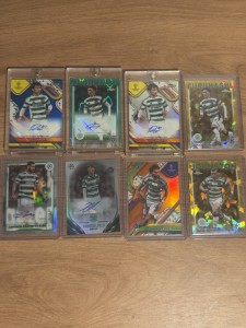 Celtic Autos And Numbered Card Bundle Topps for sale on Ebay
