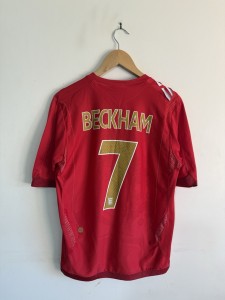 England 2006 Away Umbro Beckham #7 Original Football Shirt Jersey Mens for sale on Ebay