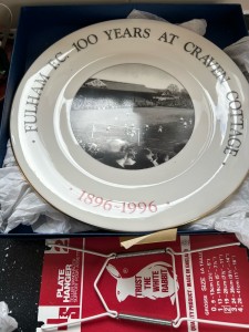 Here We Have A Lovely100 Years Fulham Fc Limited Edition Plate 1896-1996 for sale on Ebay