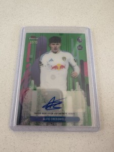 Topps Finest Premier League Alfie Cresswell Auto /75 Leeds United for sale on Ebay