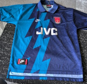 Authentic Arsenal 1995 Nike Football Shirt Large Mens Player David Platt for sale on Ebay