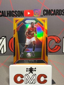 2020-21 panini prizm Paul Pogba orange /25 Manchester United for sale on Ebay