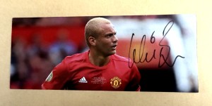WES BROWN HAND SIGNED PHOTO AUTOGRAPH COA MANCHESTER UNITED MAN UTD for sale on Ebay