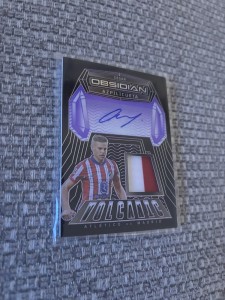 Cesar Azpilicueta Patch Auto /50 Panini Obsidian Atletico Madrid Chelsea Legend for sale on Ebay