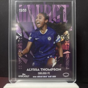 Alyssa Thompson USWNT/Chelsea 15/50! Topps Knockout UWCL 2025-2026 for sale on Ebay
