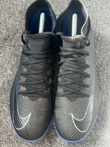 NIKE MERCURIAL BLUE BLACK FOOTBALL BOOTS, Size 8 for sale on Ebay