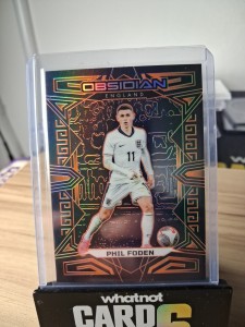 Phil Foden /40 Panini Obsidian England / Manchester City for sale on Ebay