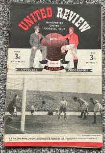 Manchester United v Manchester City 1948/49 for sale on Ebay