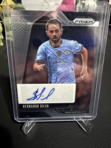 Bernardo Silva Auto Panini Prizm Premier League 2024-25 Manchester City for sale on Ebay