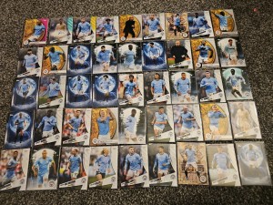 Topps Manchester City Blue Moon Bundle Of 45 Cards Includes Numbered & Signature for sale on Ebay