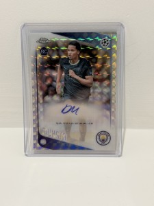 2025/26 Topps UCC Chrome Divine Mukasa Rookie Auto Geometric Manchester City for sale on Ebay