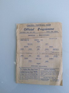 FA LONDON WAR FA CUP SEMI FINAL 02.05.1942 ARSENAL V BRENTFORD PLAYED AT CHELSEA for sale on Ebay