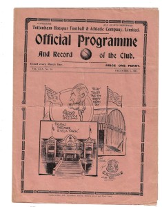 TOTTENHAM HOTSPUR v ASTON VILLA 1937-8 for sale on Ebay