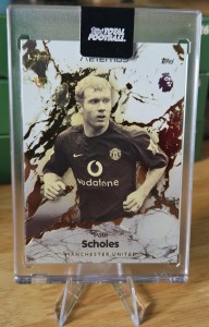 Topps Total Football Paul Scholes Aeternus / 99 Manchester United for sale on Ebay