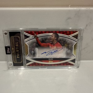 Manchester United Palatial Nani 5/5 Bookend Stretford End Ovation Auto for sale on Ebay