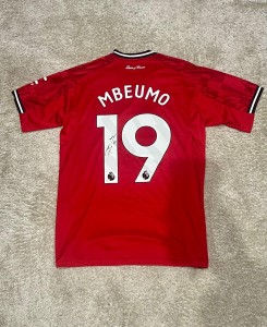 Mbeumo Signed Manchester United 25/26 Home Shirt Comes With Proof/Coa for sale on Ebay