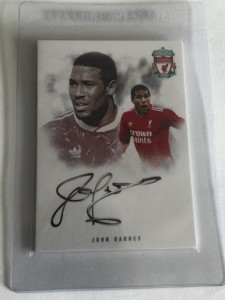 2025 Futera Liverpool FC John Barnes On Card Autograph 02/04 Auto LSPA06 for sale on Ebay
