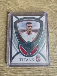 Andy Robertson Liverpool Match Worn Patch 1/4 FIRST PRINT Futera for sale on Ebay