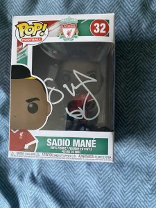 Sadio Mane Signed Funko Pop Read Description Liverpool FC for sale on Ebay