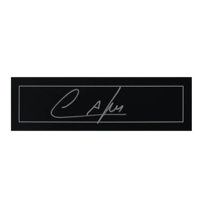Cafu Signed Black Plaque COA (eBay Live 5/27) for sale on Ebay