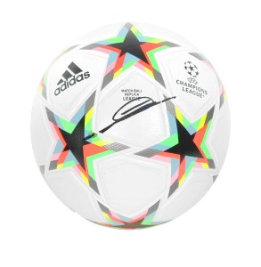 Zinedine Zidane Signed UEFA Champions League Football COA (eBay Live 5/27) for sale on Ebay