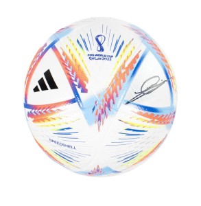 Zinedine Zidane Signed FIFA World Cup 2022 Football COA (eBay Live 5/27) for sale on Ebay