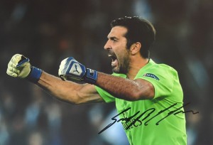 Gianluigi Buffon Hand Signed Italy 12x8 WC GK Juventus Photo + Verified COA for sale on Ebay