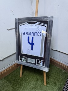 Framed Sergio Ramos Signed Real Madrid Shirt COA for sale on Ebay