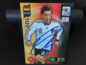MESUT OZIL - GERMANY Hand Signed Panini WORLD CUP 2010 Football trade card for sale on Ebay