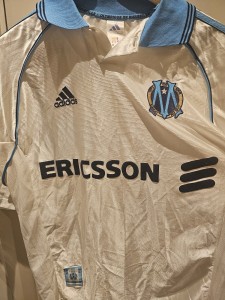 Olympique Marseille 1998-99 Adidas Home Ericsson Size Medium Football Shirt for sale on Ebay