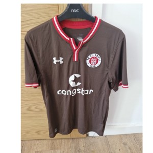 Under Armour St Pauli Home Football Shirt Brown M/L Short Sleeves for sale on Ebay