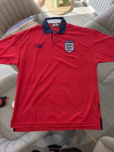 England Football Retro Away Shirt 2000-2002 Men’s Large World Cup Umbro for sale on Ebay