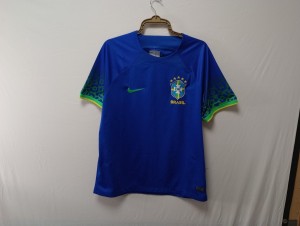 Nike Brazil Away Blue Football Jersey CBF BRASIL 524310ASS2 Size L for sale on Ebay