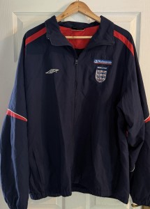 England Tracksuit Top Vintage Size Large Umbro for sale on Ebay