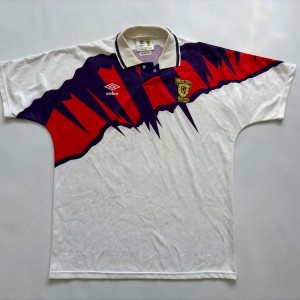 SCOTLAND NATIONAL TEAM 1991/1993HOME FOOTBALL SHIRT UMBRO VINTAGE SIZE L ADULT for sale on Ebay