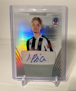 Isaac Price Rookie Auto - West Bromwich Albion - Panini EFL Eternity 25/26 for sale on Ebay