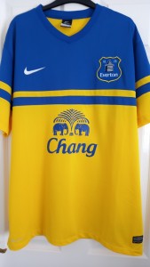 Everton Football Shirt Dri-fit Nike Yellow Size XXL for sale on Ebay