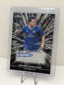 2025-26 Topps Chrome UEFA Frank Lampard Black Lazer Refractor Auto Chelsea for sale on Ebay