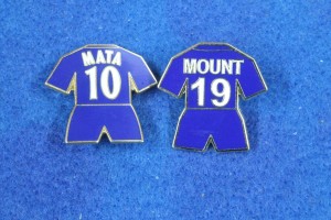 (387)  TWO CHELSEA FOOTBALL CLUB METAL PIN BADGES for sale on Ebay