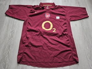 Mens Nike Arsenal Home football shirt 2005 - 2006 Size XL for sale on Ebay