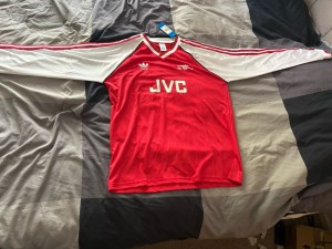 Arsenal Replica 1989 Home Shirt XXL Excellent Condition with Tags Long Sleeves for sale on Ebay