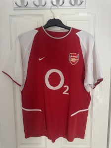 Arsenal FC 2002-2004 Invincible Home Football Shirt Size M for sale on Ebay